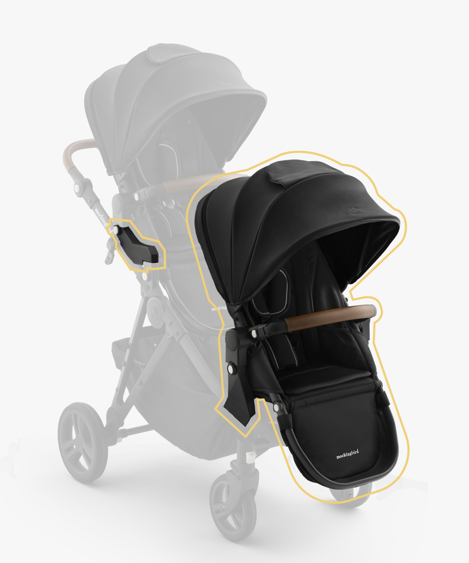 chicco compatible double stroller 2nd Seat Kit 3.0