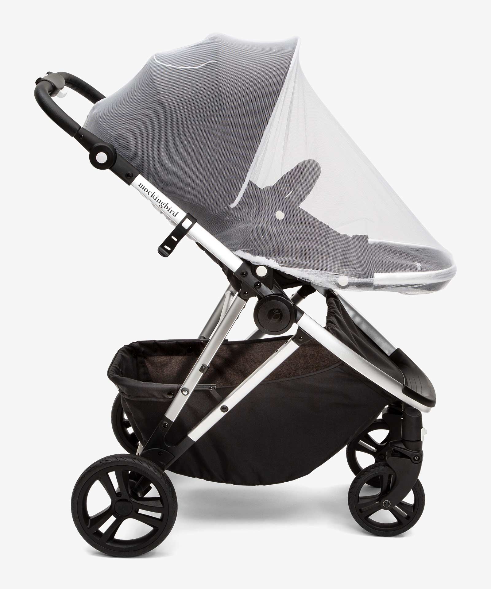 Mockingbird Mosquito Net | Stroller Side View