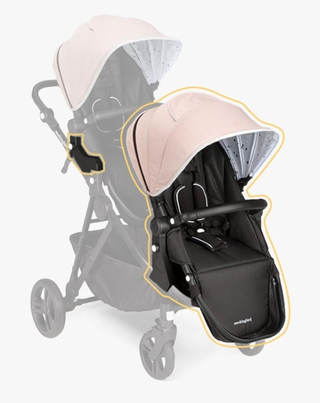 #color_bloom Mockingbird 2nd seat kit in bloom pink canopy