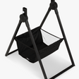 Mockingbird Stroller bassinet stand in black