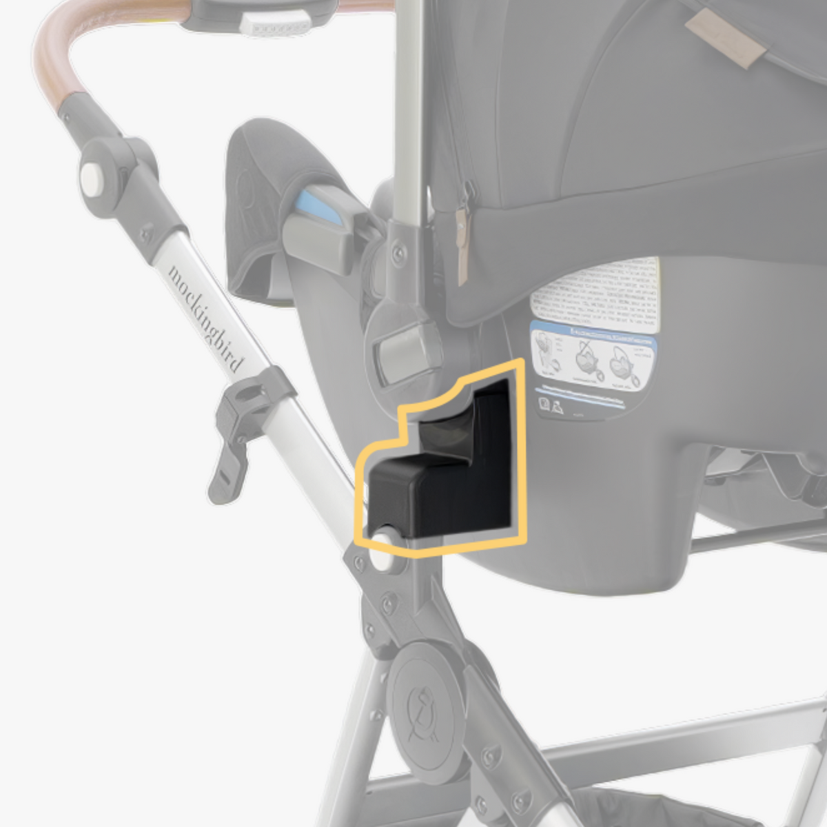 what car seat fits mockingbird stroller Car Seat Adapter