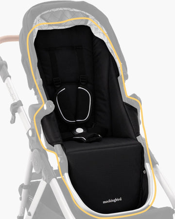 Single-to-Double Stroller Toddler Seat