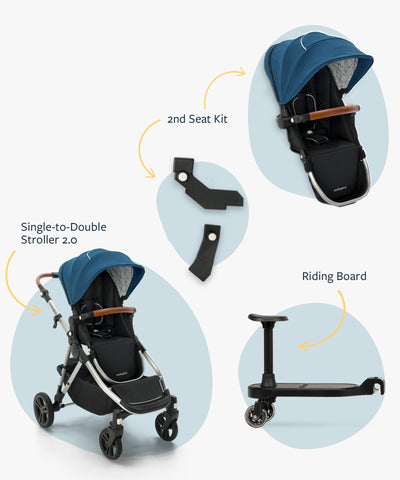 Triple Stroller Bundle