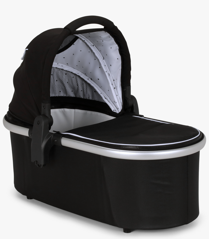 #color_black Mockingbird stroller bassinet in black
