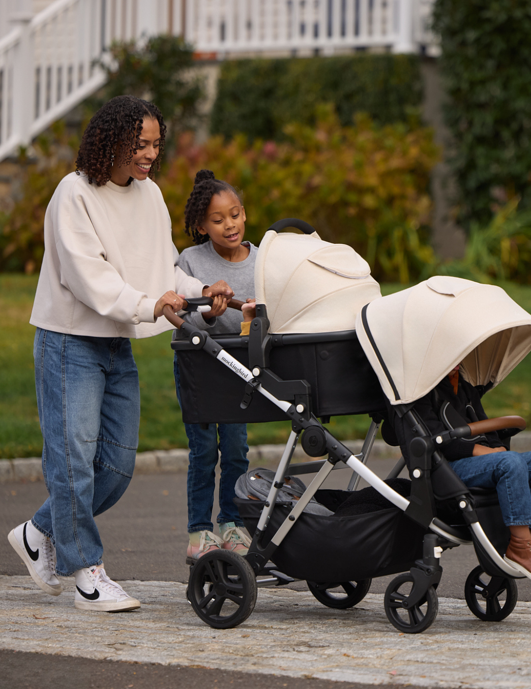 double stroller bassinet on top Bassinet