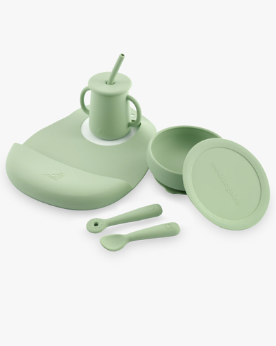 #color_sage dishware set in sage green